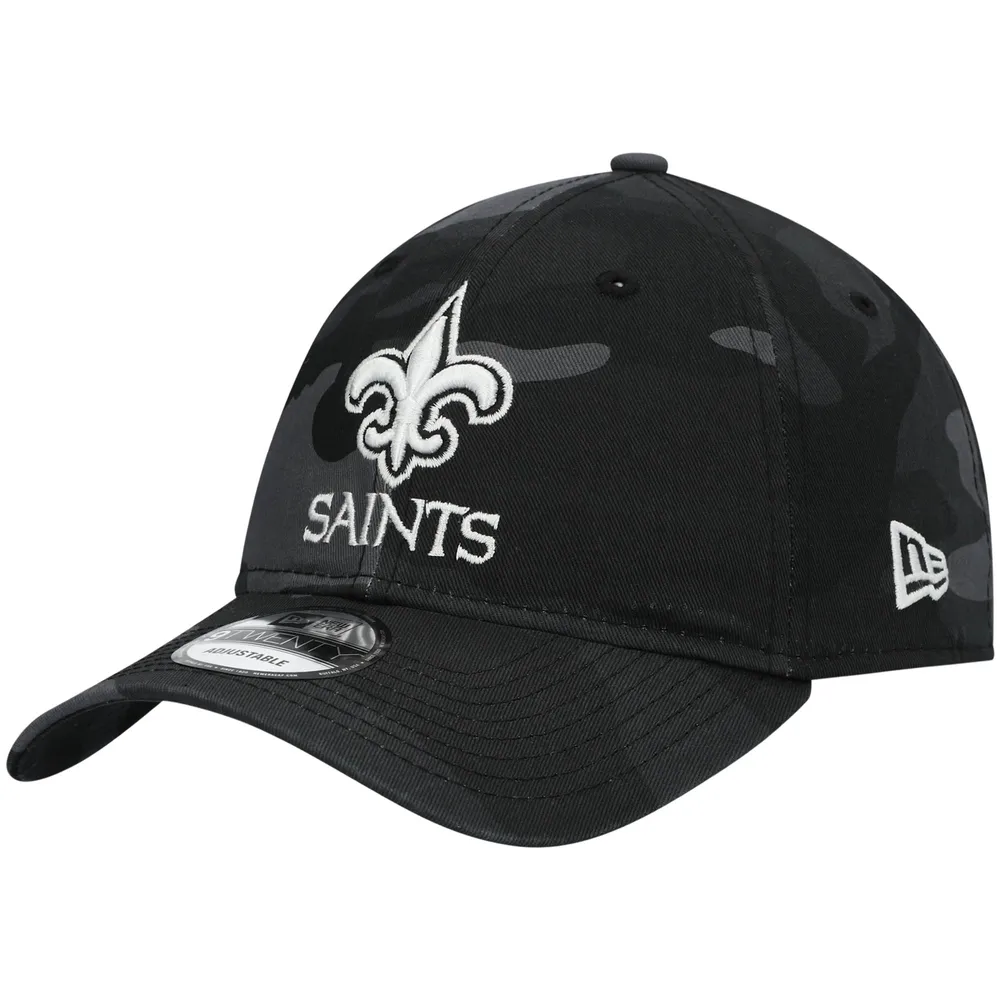 Men's New Era Black/White New Orleans Saints Gradient Trucker