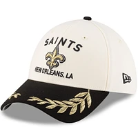 Men's New Era  Cream/Black Orleans Saints 2025 NFL Draft 39THIRTY Flex Hat