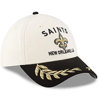 Men's New Era  Cream/Black Orleans Saints 2025 NFL Draft 39THIRTY Flex Hat