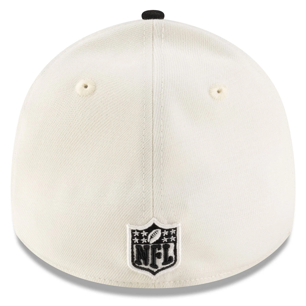 Men's New Era  Cream/Black Orleans Saints 2025 NFL Draft 39THIRTY Flex Hat