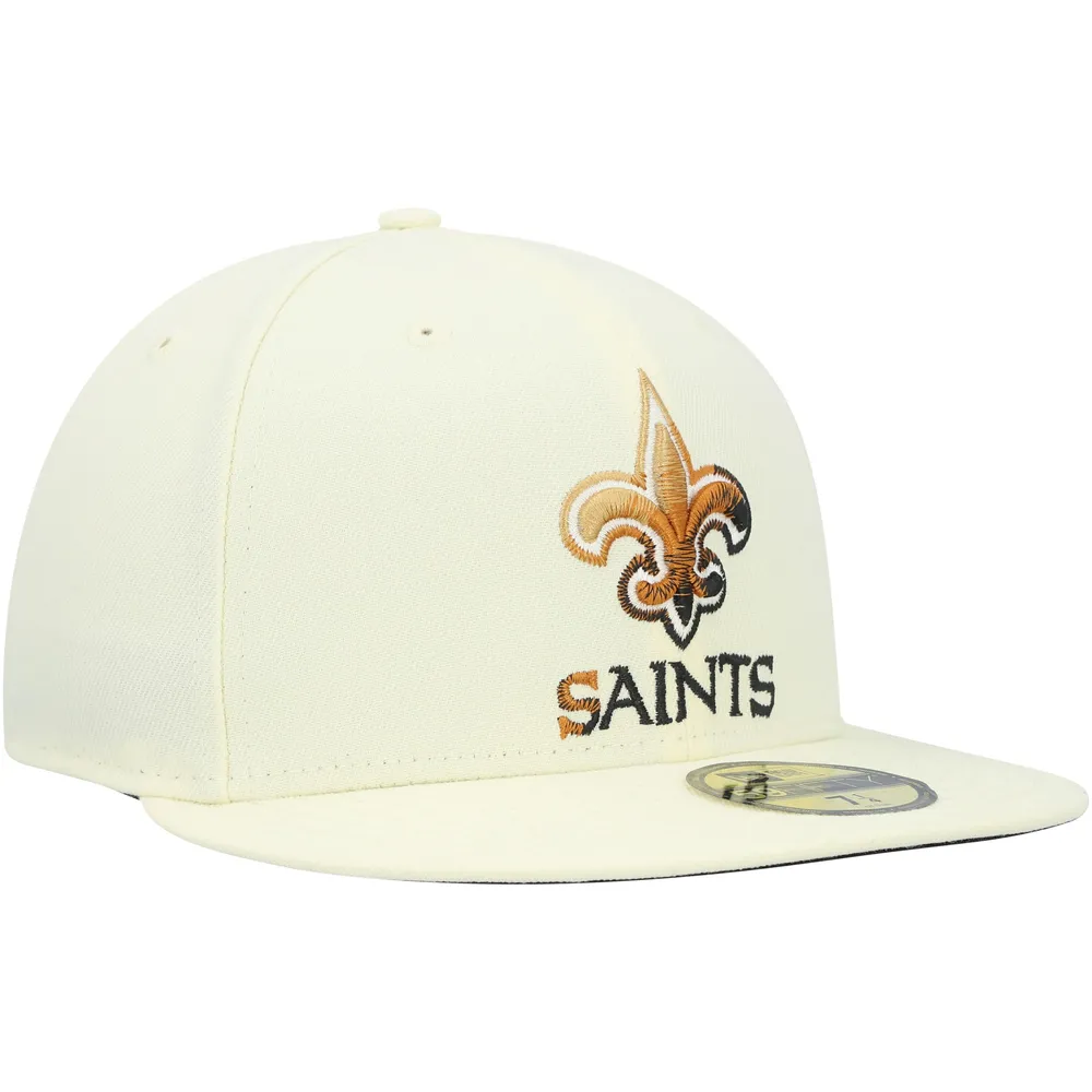 Casquette ajustée New Era Orleans Saints Chrome Color Dim 59FIFTY pour homme