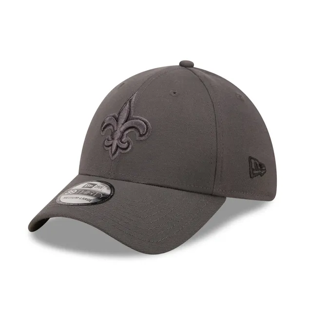 Men's New Era Charcoal New Orleans Saints 2021 NFL Crucial Catch 39THIRTY  Flex Hat