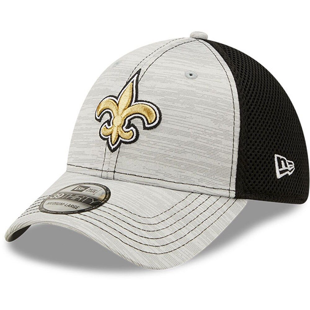 Men's New Era White New Orleans Saints Team White Out 39THIRTY Flex Hat