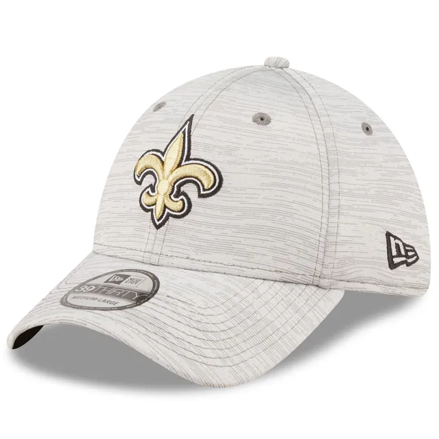 Men's New Era Gray New Orleans Saints 2020 NFL Sideline Official 39THIRTY  Flex Hat