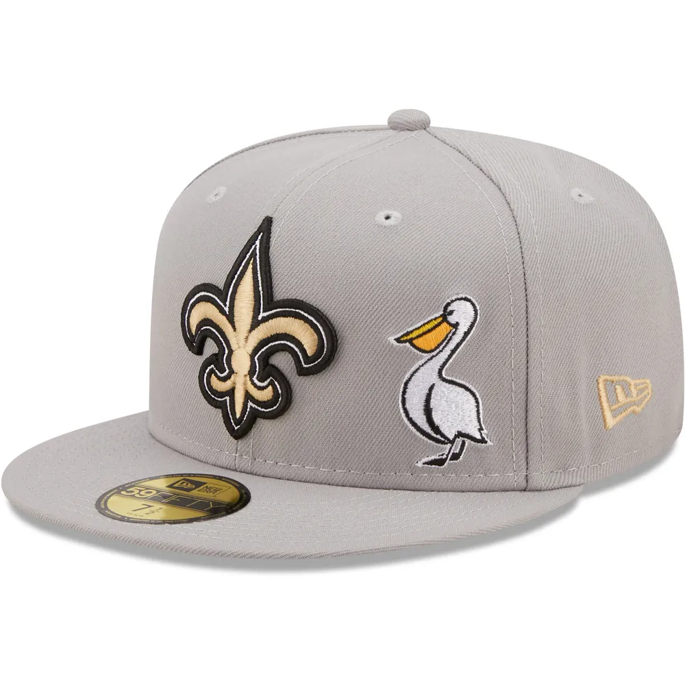 New Era Men's New Era Gray Orleans Saints City Describe 59FIFTY