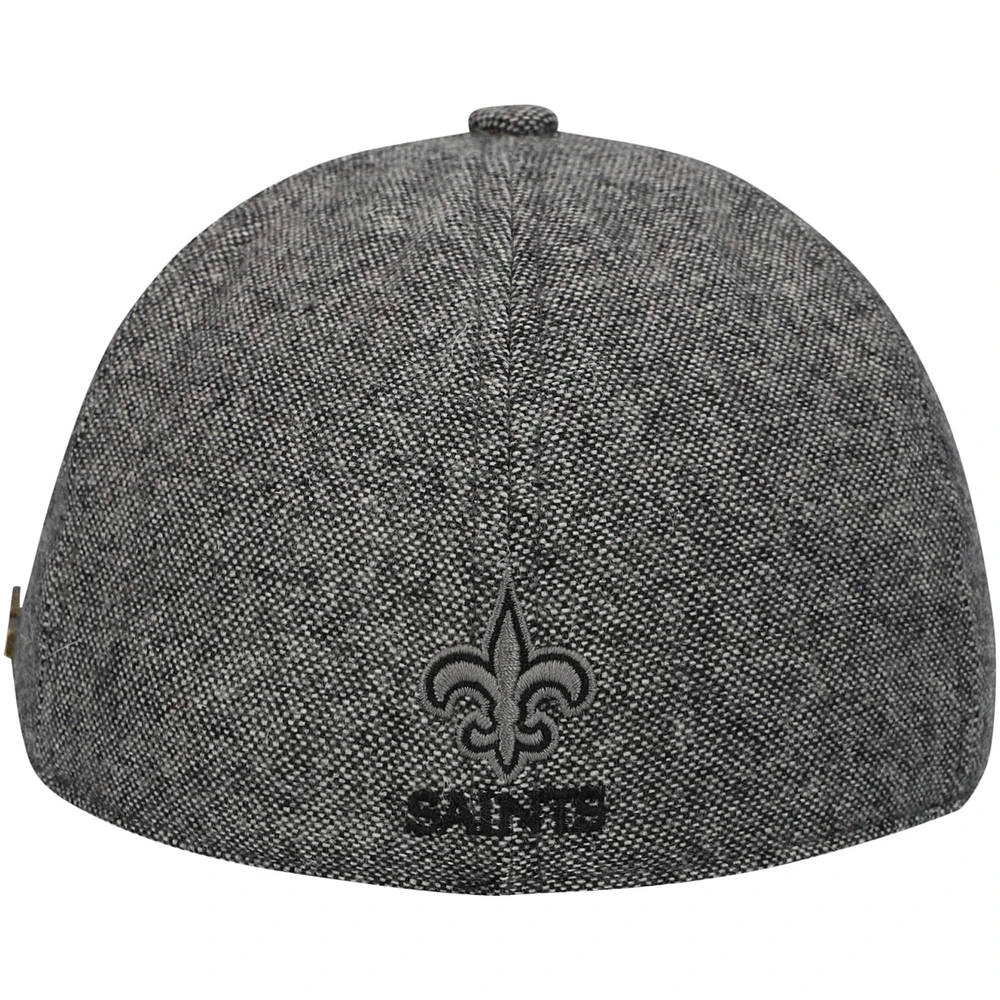 Casquette ajustée Peaky Duckbill New Era grise pour homme des Orleans Saints