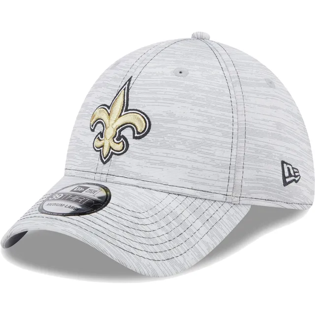 Men's New Era Black/Gold New Orleans Saints Surge 39THIRTY Flex Hat