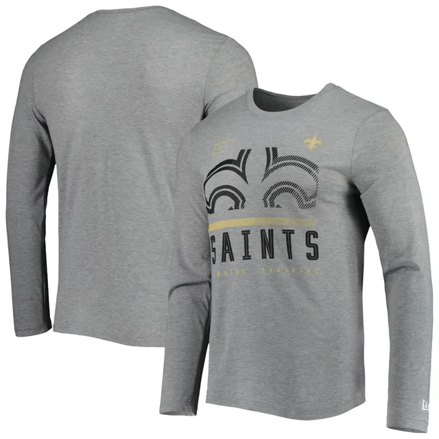 Men's New Era Black Orleans Saints Combine Authentic Offsides Long Sleeve T-Shirt Size: Extra Large