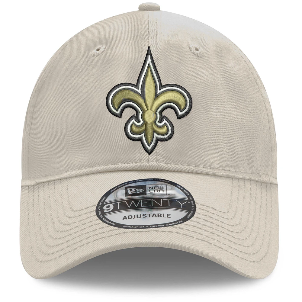 Casquette réglable New Era New Orleans Saints Playmaker 9TWENTY kaki pour homme