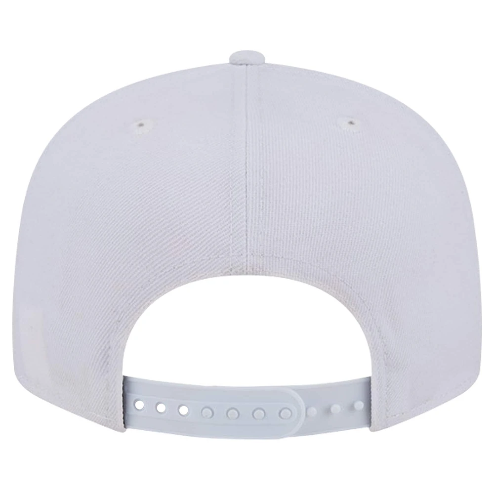 Men's New Era New Orleans Saints Main White on White 9FIFTY Snapback Hat