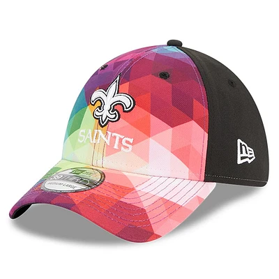 Casquette flexible New Era Orleans Saints 2023 NFL Crucial Catch 39THIRTY pour homme rose