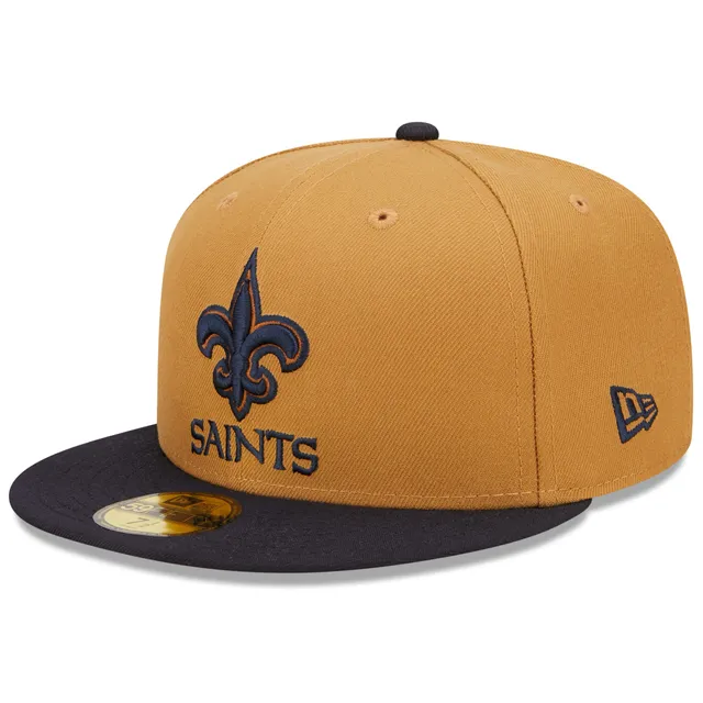 New Era 59FIFTY Big Easy New Orleans Saints Hat - Black, Tan Black/Tan / 7