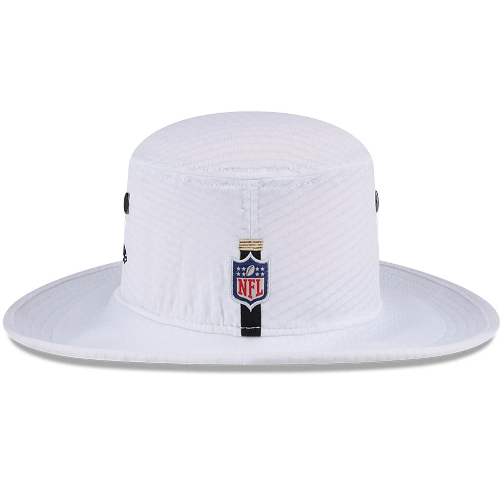 Men's New Era White New Orleans Saints 2024 NFL Training Camp Panama Bucket Hat