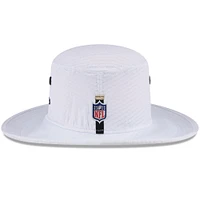 Men's New Era White New Orleans Saints 2024 NFL Training Camp Panama Bucket Hat