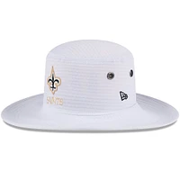 Men's New Era White New Orleans Saints 2024 NFL Training Camp Panama Bucket Hat