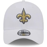 Casquette flexible principale 39THIRTY New Orleans Saints Era pour hommes, blanche