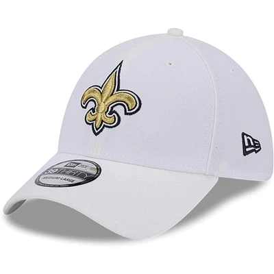 Casquette flexible principale 39THIRTY New Orleans Saints Era pour hommes, blanche