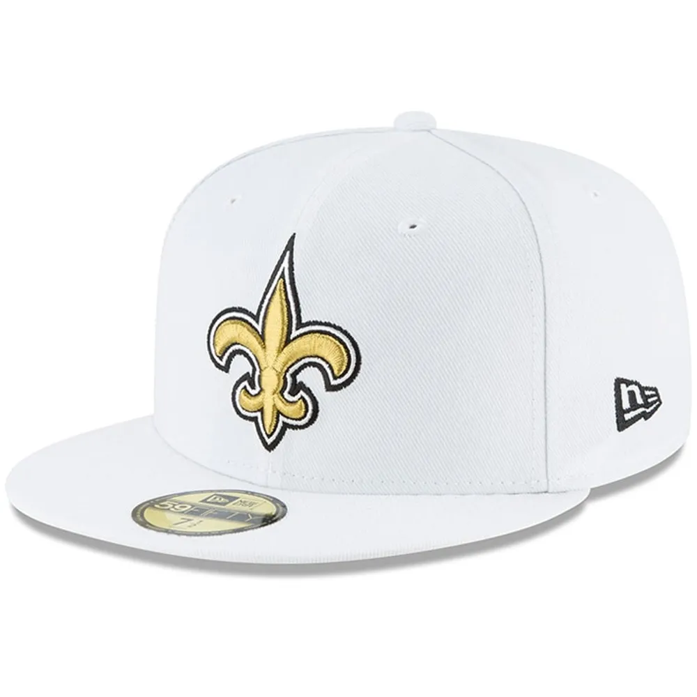 Men's New Era Black New Orleans Saints Omaha 59FIFTY Fitted Hat