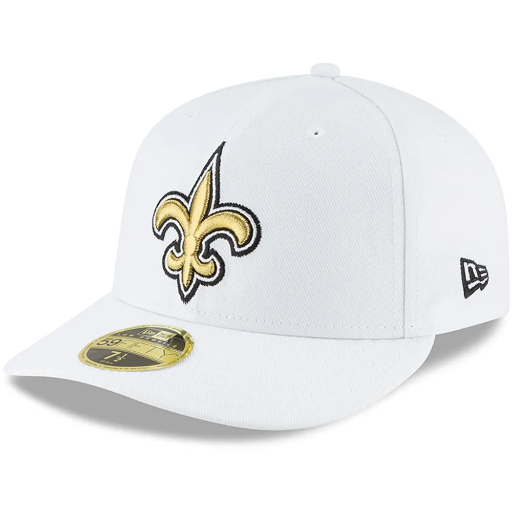 Lids New Orleans Saints Era Omaha Low Profile 59FIFTY Fitted Hat - White
