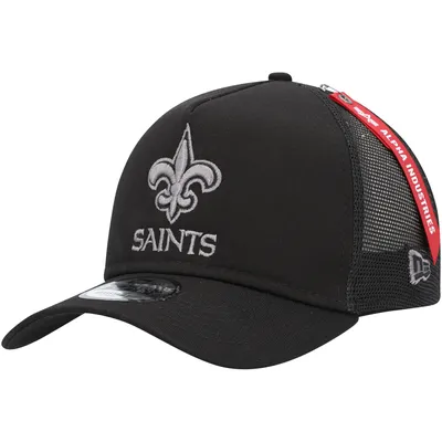 Lids New Orleans Saints New Era 2021 Salute To Service Trucker 9FORTY  Snapback Adjustable Hat - Black/Camo