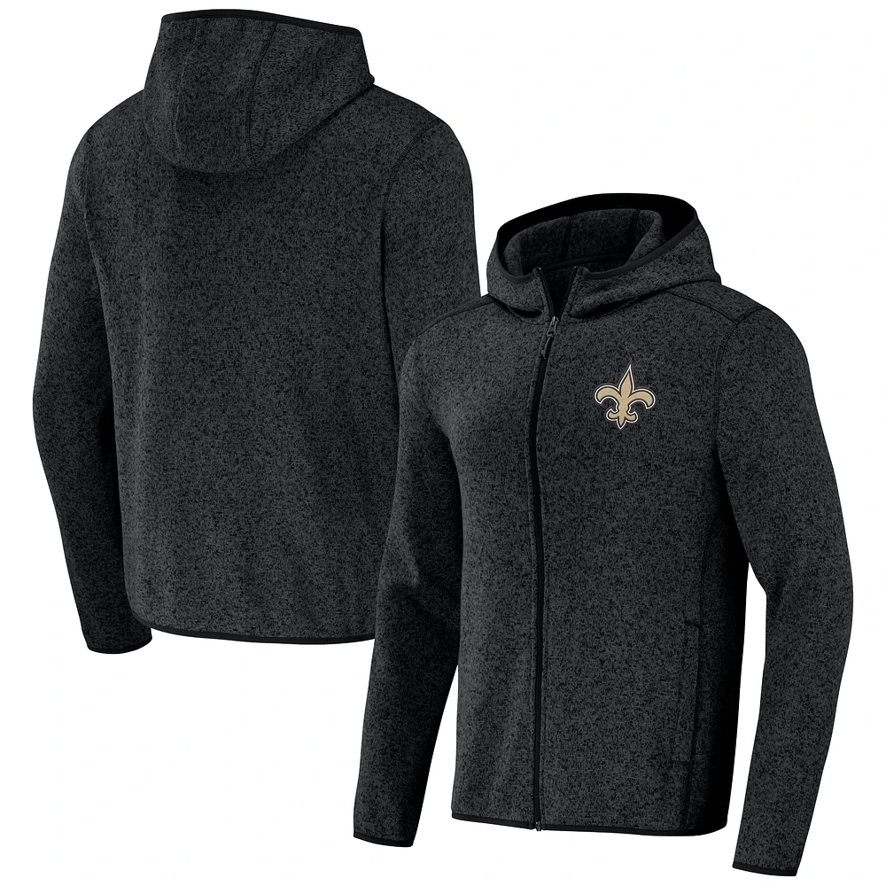 Collection NFL x Darius Rucker pour homme par Fanatics Black New Orleans Saints Fleece Pullover Hoodie