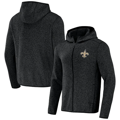 Men's NFL x Darius Rucker Collection by Fanatics Black New Orleans Saints Fleece Pullover Hoodie