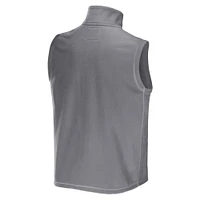 Men's NFL x Darius Rucker Collection by Fanatics Gray New Orleans Saints Polar Fleece Full-Zip Vest