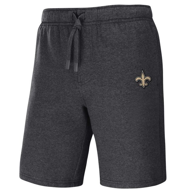 Collection NFL x Darius Rucker pour hommes par Fanatics Heather Charcoal Short avec logo des Saints de la Nouvelle-Orléans