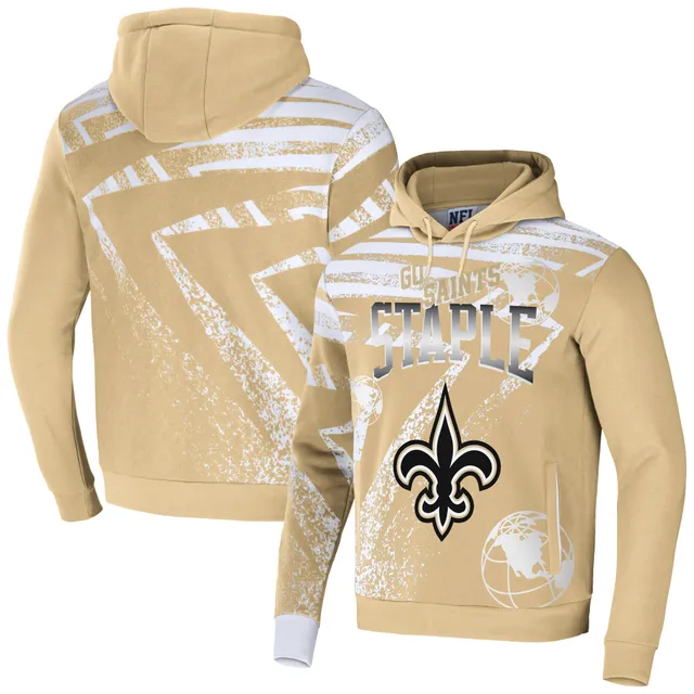 Men's NFL x Staple Gold Pittsburgh Steelers All Over Print Pullover Hoodie Size: Small