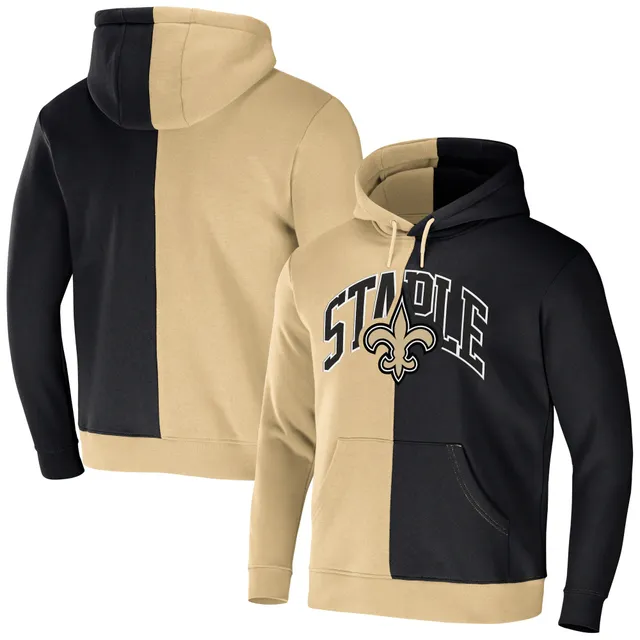 Lids New Orleans Saints Fanatics Branded Big & Tall Lightweight Raglan  Pullover Hoodie - Black/Heathered Charcoal