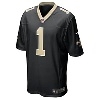 Maillot de match l'équipe Nike Alontae Taylor pour hommes, noir, New Orleans Saints