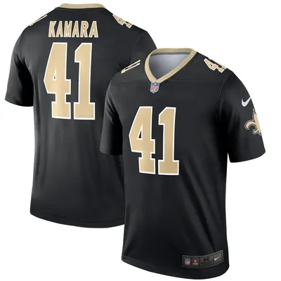 Nike Men's Alvin Kamara White New Orleans Saints Player Name and Number T-Shirt