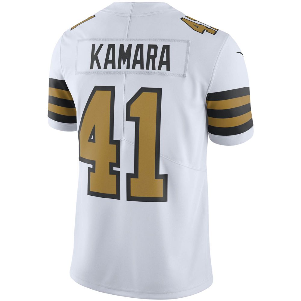 Men's Nike Alvin Kamara White New Orleans Saints Alternate Limited - Jersey