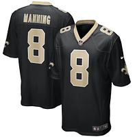 Men's Nike Archie Manning Black New Orleans Saints Game Retired Player Jersey