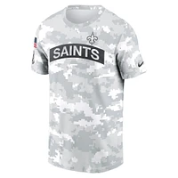 Men's Nike Arctic Camo New Orleans Saints 2024 Salute To Service Performance T-Shirt