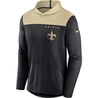 Men's Nike Black/Gold New Orleans Saints Athletic Lockup Pullover Hoodie