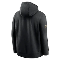 Nike New Orleans Saints 2023 Sideline Club Alternate Tri-Blend Sweat à capuche pour homme - Noir