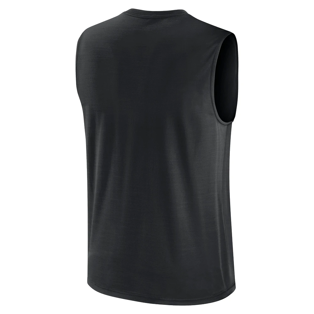 Men's Nike Black New Orleans Saints Blitz Legend Performance Muscle Tank Top