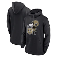 Men's Nike Black New Orleans Saints Classic Pullover Hoodie