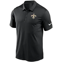 Polo Nike New Orleans Saints Fan Gear Franchise Heat-Sealed Graphic Team pour homme - Noir