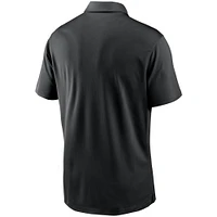 Men's Nike Black New Orleans Saints Fan Gear Franchise Heat-Sealed Graphic Team Polo