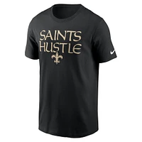 T-shirt Nike noir New Orleans Saints Hometown pour homme