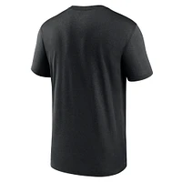 T-shirt Nike New Orleans Saints Legend Wordmark Performance pour homme noir