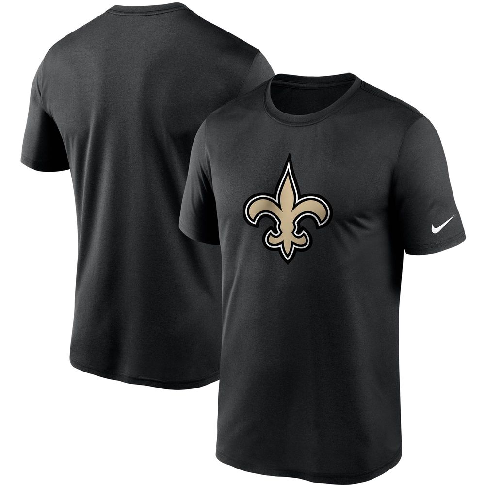 Men's Nike Black New Orleans Saints Logo Essential Legend Performance T-Shirt