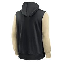 Men's Nike  Black New Orleans Saints Performance Full-Zip Hoodie