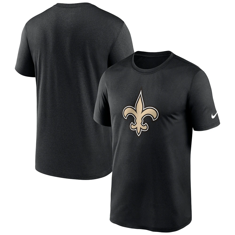 Men's Nike Black New Orleans Saints Primetime Legend Logo Performance T-Shirt