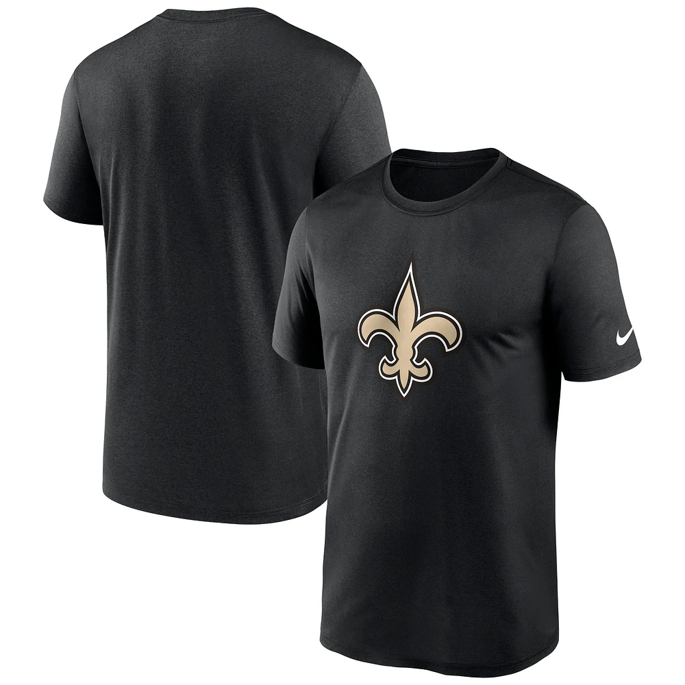 Men's Nike Black New Orleans Saints Primetime Legend Logo Performance T-Shirt