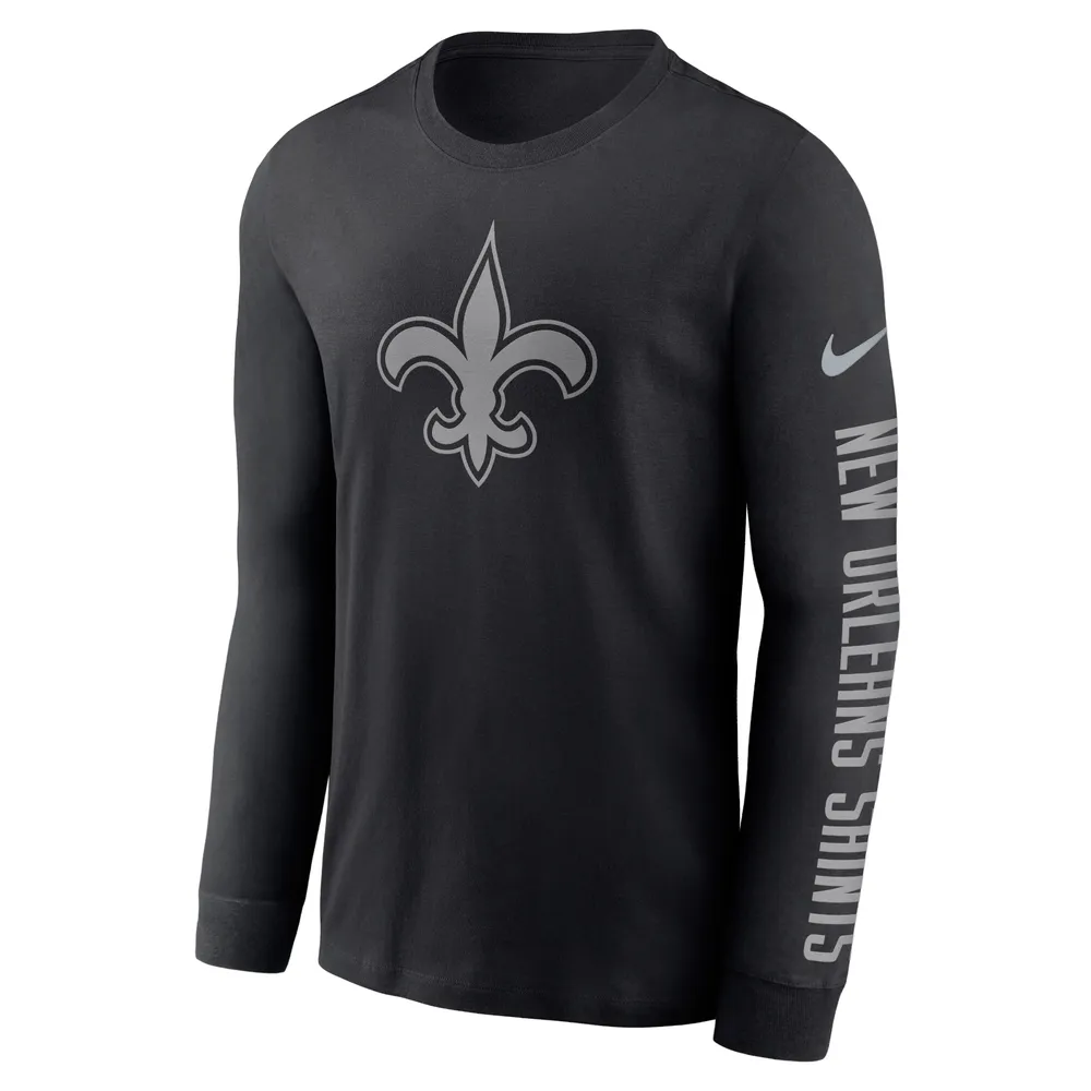 Women's Nike Black New Orleans Saints Logo Essential T-Shirt Size: Medium