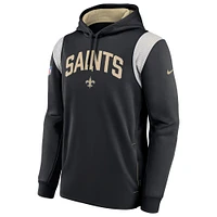 Men's Nike New Orleans Saints Sideline Athletic Stack Performance Pullover Hoodie