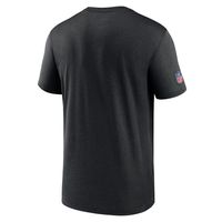 Men's Nike Black New Orleans Saints Sideline Infograph Performance T-Shirt